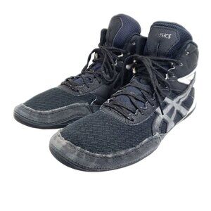Asics Matflex-6 Men's Size 11.5 Wrestling Mat Black White Shoes